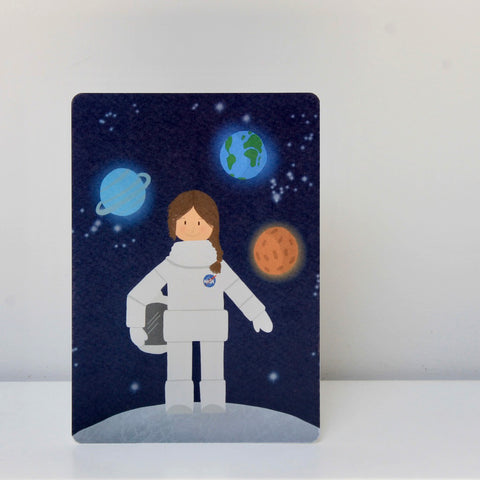 Astronaut Post Card