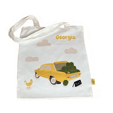 Georgia Taxi - Tote Bag