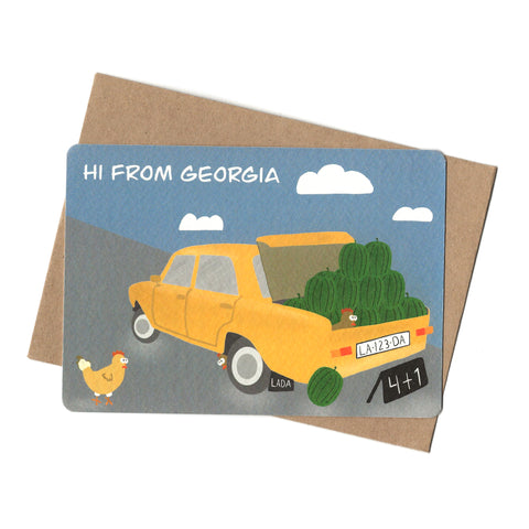Lada Post Card