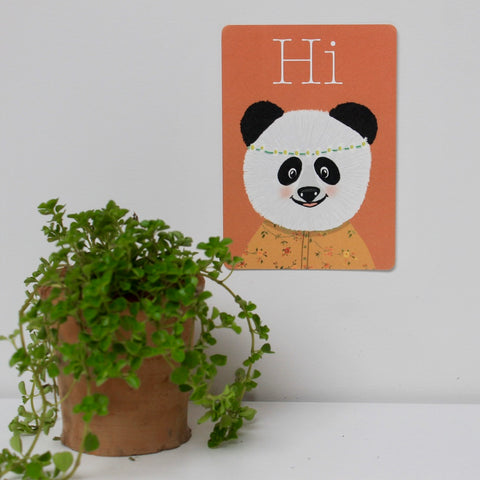  Panda Post Card