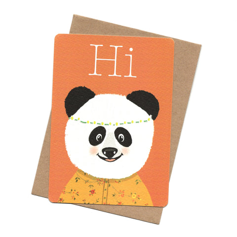  Panda Post Card